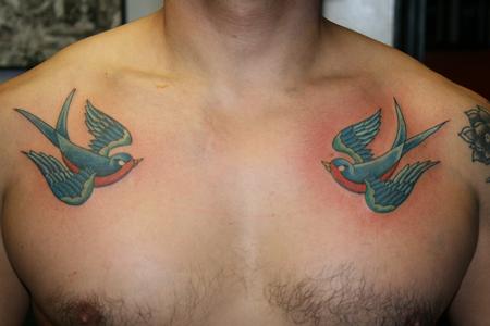 Tattoos - Double Sparrows - 85913